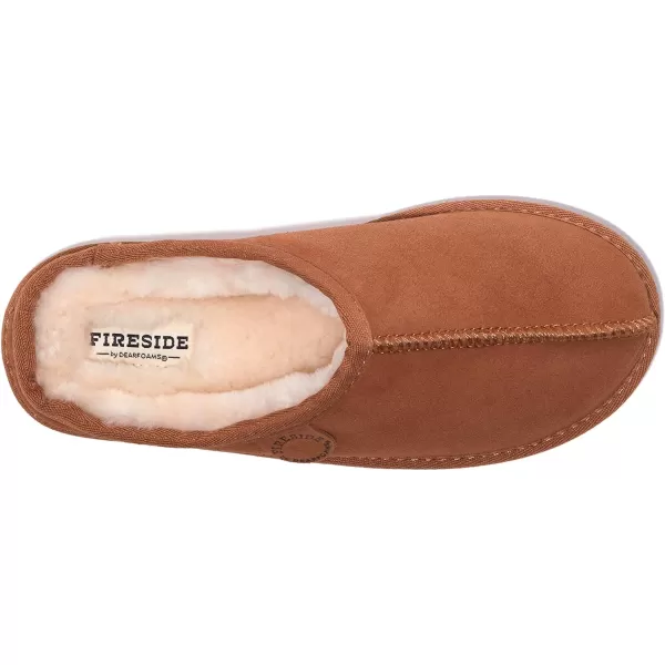 Fireside by Dearfoams Women's Greta Shearling Indoor/Outdoor Clog Slipper