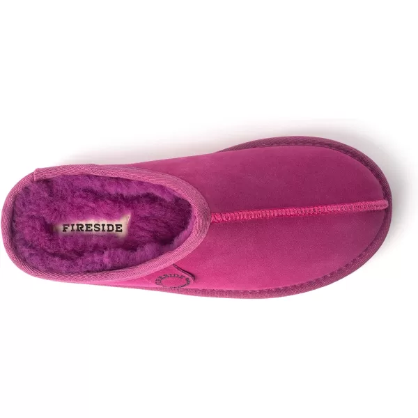 Fireside by Dearfoams Women's Greta Shearling Indoor/Outdoor Clog Slipper