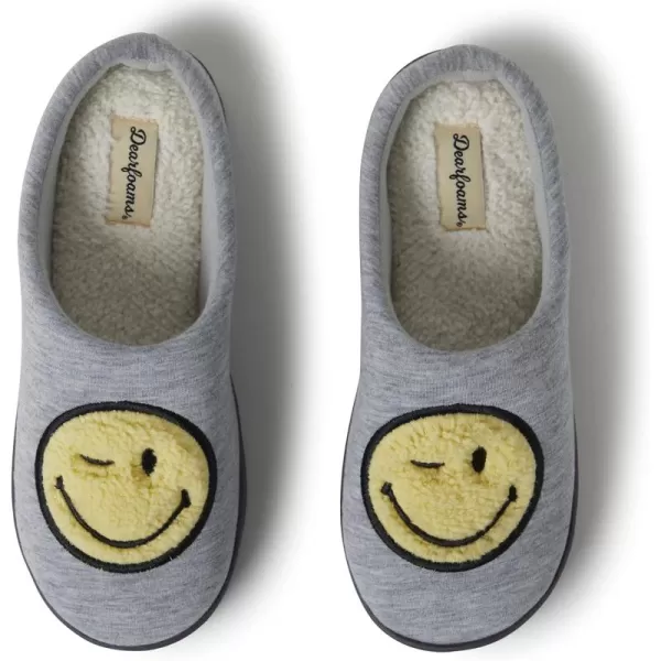 Dearfoams Smile Icon Retro Preppy Men's &amp; Women's Slipper