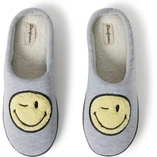 Dearfoams Smile Icon Retro Preppy Men's &amp; Women's Slipper