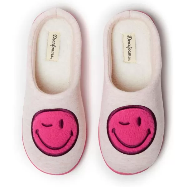 Dearfoams Smile Icon Retro Preppy Men's &amp; Women's Slipper