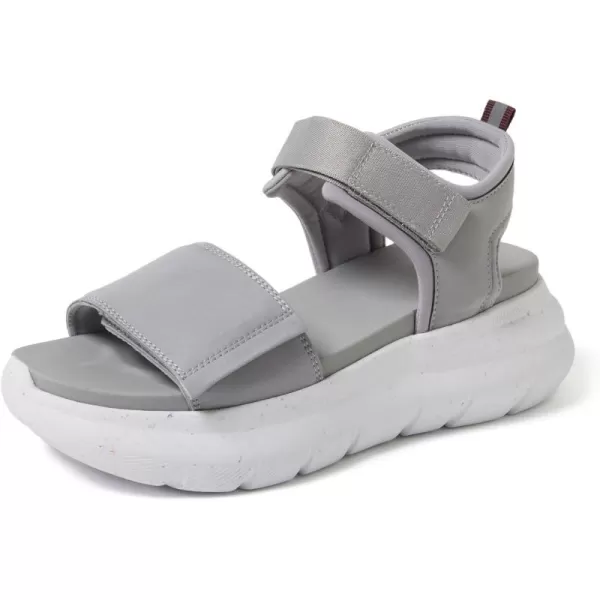 Dearfoams Women's Lightweight Comfortable Adjustable Platform Sandal