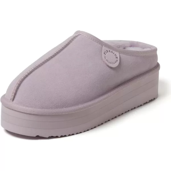 Fireside by Dearfoams Women's Greta Shearling Indoor/Outdoor Clog Slipper