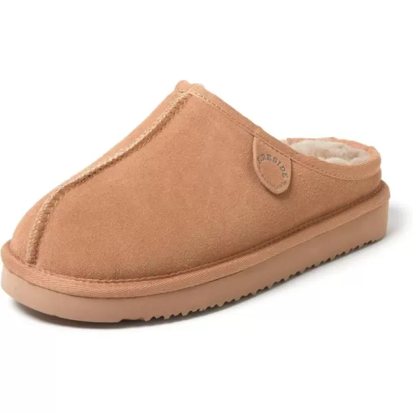 Fireside by Dearfoams Women's Greta Shearling Indoor/Outdoor Clog Slipper