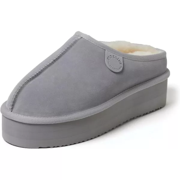 Fireside by Dearfoams Women's Greta Shearling Indoor/Outdoor Clog Slipper
