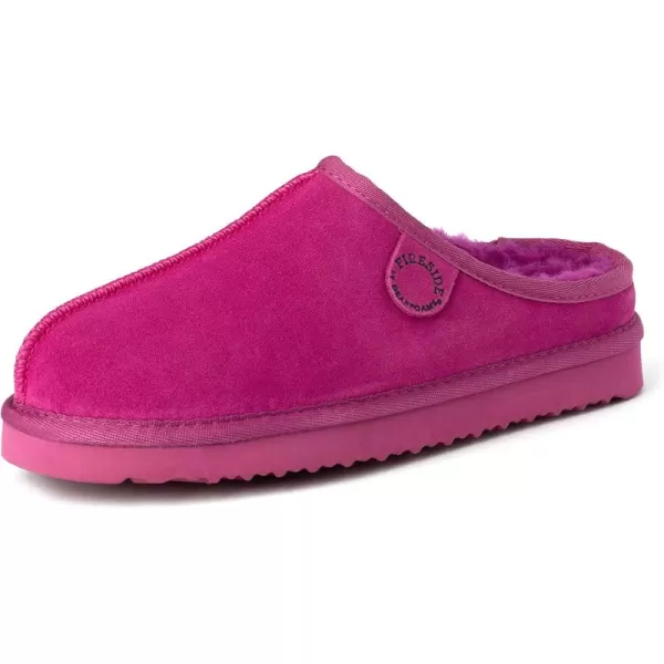 Fireside by Dearfoams Women's Greta Shearling Indoor/Outdoor Clog Slipper