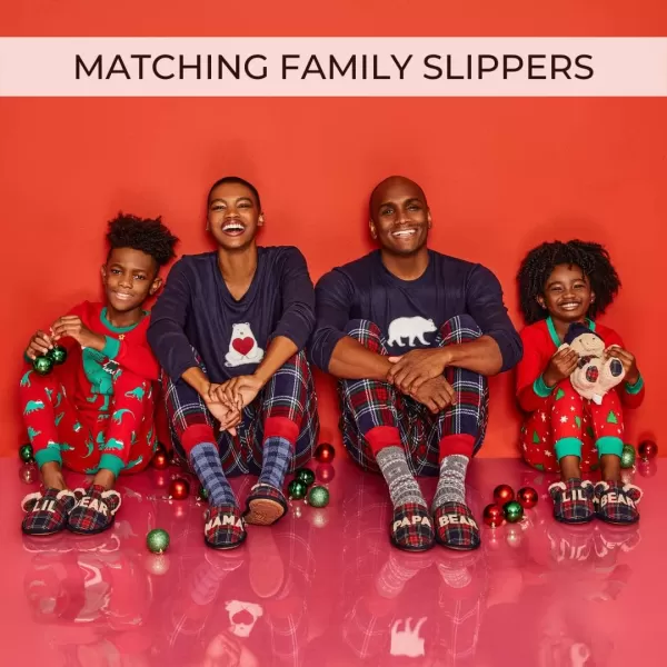 Dearfoams Men's Gifts for Dad Funny Fathers Day Papa Bear Slipper