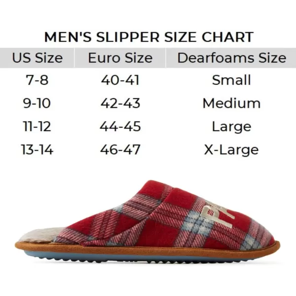 Dearfoams Men's Gifts for Dad Funny Fathers Day Papa Bear Slipper