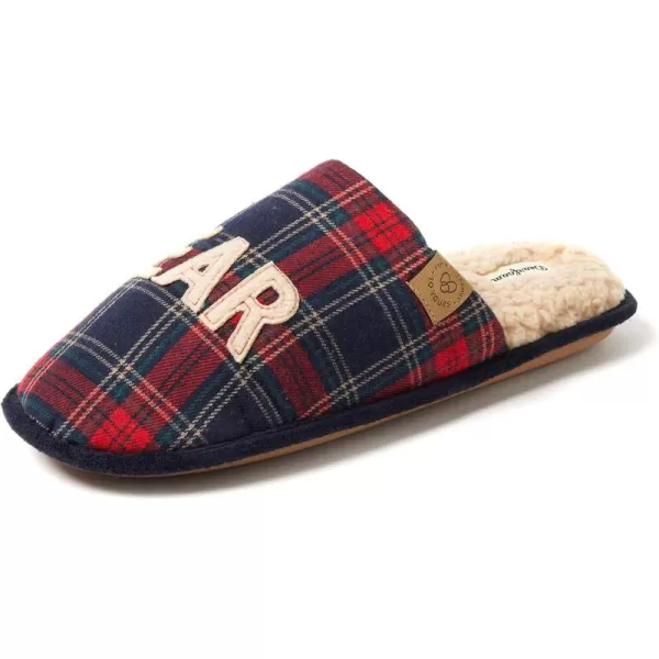 Dearfoams Men's Gifts for Dad Funny Fathers Day Papa Bear Slipper