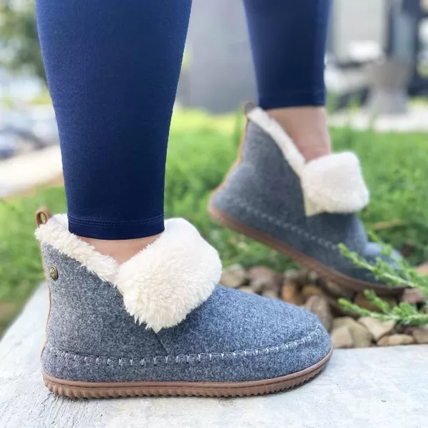Dearfoams Women's Alpine Moritz Outdoor Arch Support House Shoe Bootie Slipper