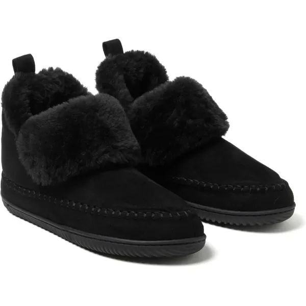 Dearfoams Women's Alpine Moritz Outdoor Arch Support House Shoe Bootie Slipper