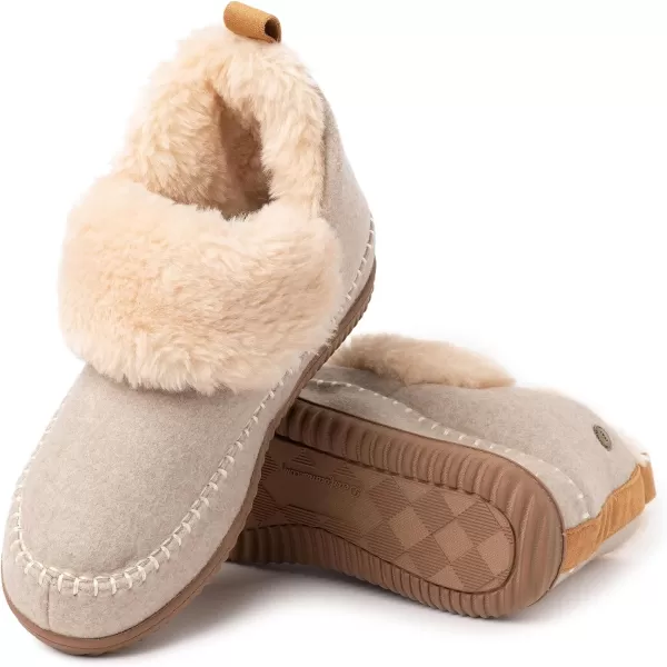 Dearfoams Women's Alpine Moritz Outdoor Arch Support House Shoe Bootie Slipper