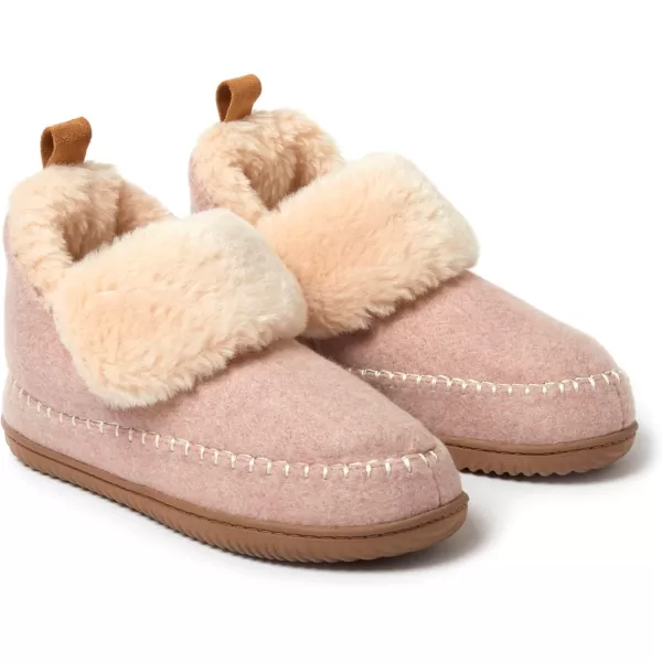 Dearfoams Women's Alpine Moritz Outdoor Arch Support House Shoe Bootie Slipper