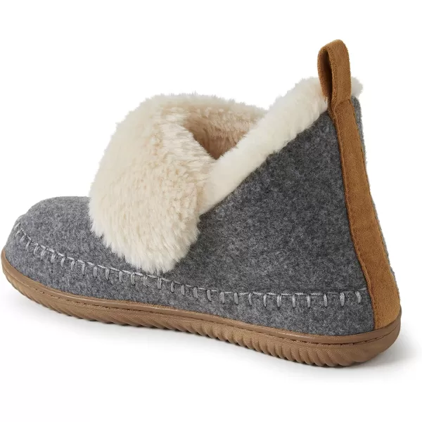Dearfoams Women's Alpine Moritz Outdoor Arch Support House Shoe Bootie Slipper