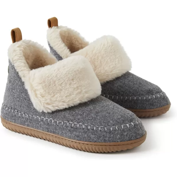 Dearfoams Women's Alpine Moritz Outdoor Arch Support House Shoe Bootie Slipper