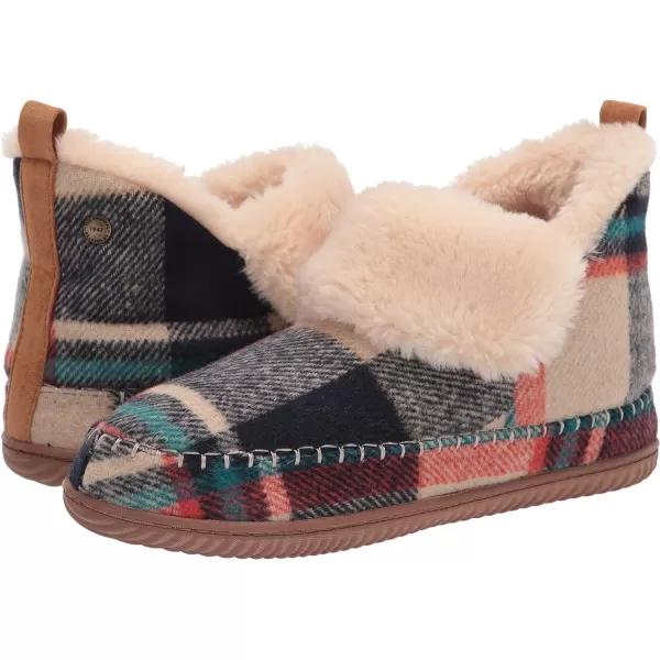 Dearfoams Women's Alpine Moritz Outdoor Arch Support House Shoe Bootie Slipper