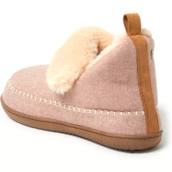 Dearfoams Women's Alpine Moritz Outdoor Arch Support House Shoe Bootie Slipper