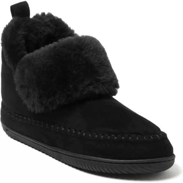 Dearfoams Women's Alpine Moritz Outdoor Arch Support House Shoe Bootie Slipper