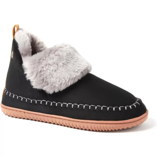 Dearfoams Women's Alpine Moritz Outdoor Arch Support House Shoe Bootie Slipper