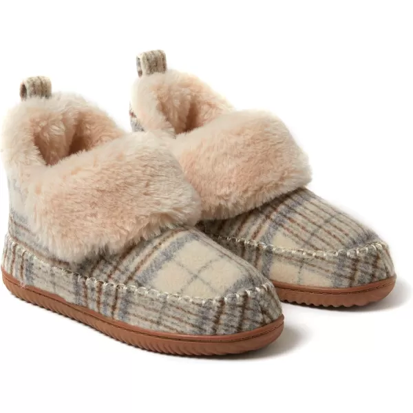 Dearfoams Women's Alpine Moritz Outdoor Arch Support House Shoe Bootie Slipper