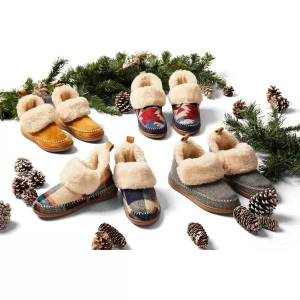Dearfoams Women's Alpine Moritz Outdoor Arch Support House Shoe Bootie Slipper
