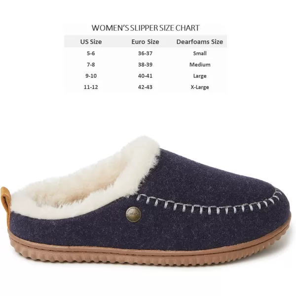 Dearfoams Women's Alpine Bern Clog Slipper