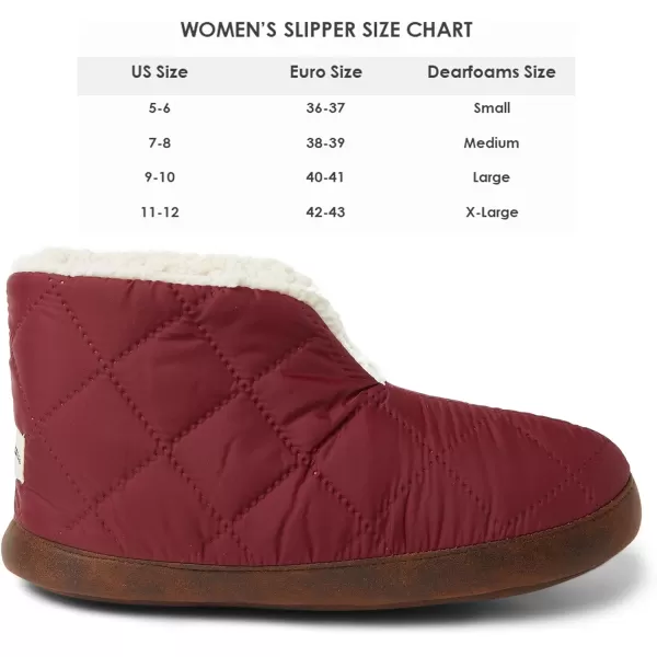 Dearfoams Women's Heritage Warm Up Bootie Slipper