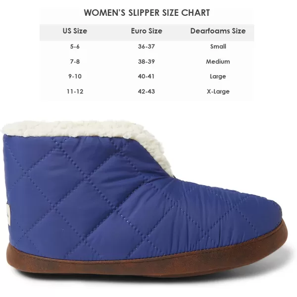 Dearfoams Women's Heritage Warm Up Bootie Slipper