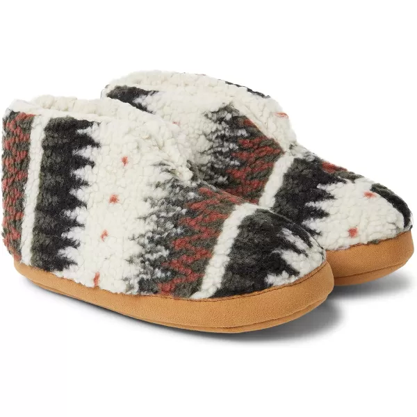 Dearfoams Women's Heritage Warm Up Bootie Slipper
