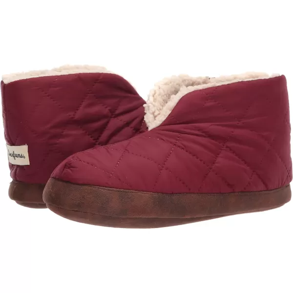 Dearfoams Women's Heritage Warm Up Bootie Slipper