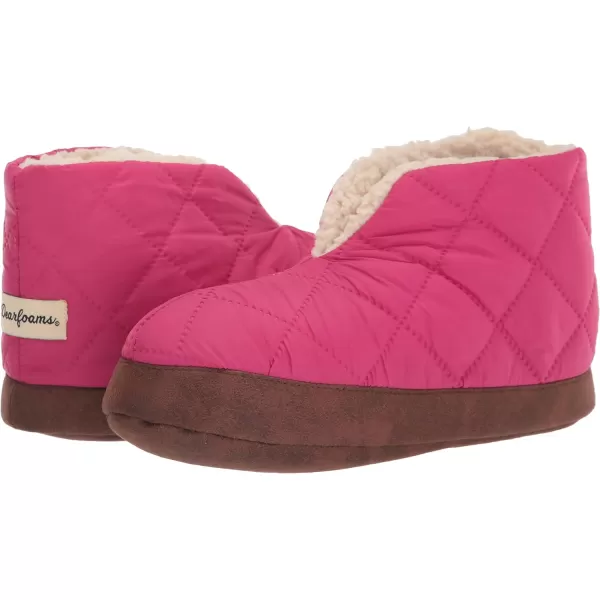 Dearfoams Women's Heritage Warm Up Bootie Slipper
