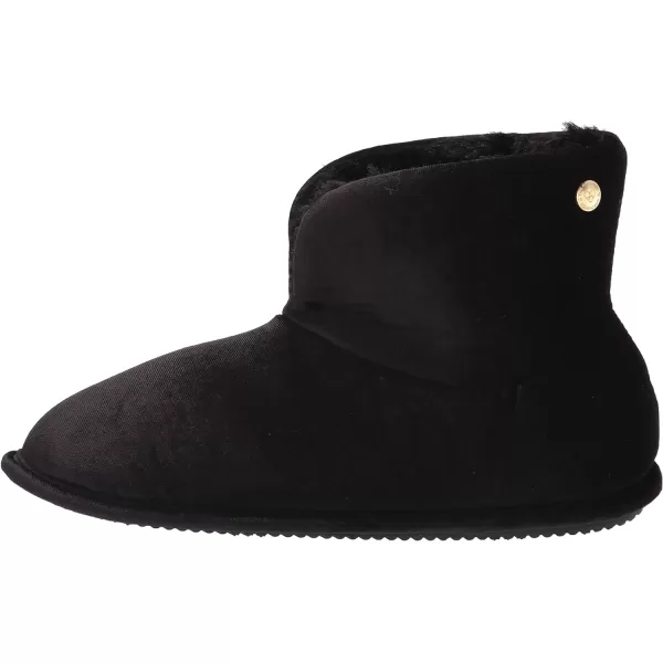Dearfoams Women's Sara Velour Bootie Slipper