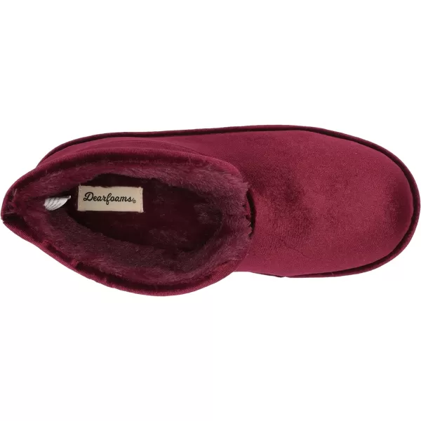 Dearfoams Women's Sara Velour Bootie Slipper