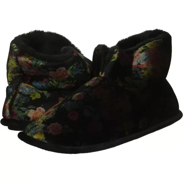 Dearfoams Women's Sara Velour Bootie Slipper