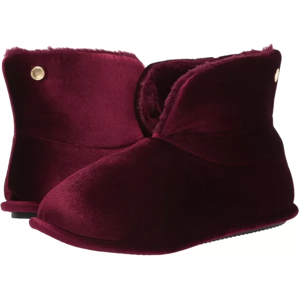 Dearfoams Women's Sara Velour Bootie Slipper