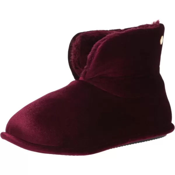 Dearfoams Women's Sara Velour Bootie Slipper