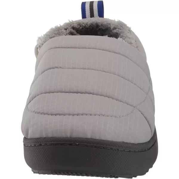 Dearfoams Men's Indoor Outdoor Cullen Ripstop Cosaed Back Puffy Camping Slipper