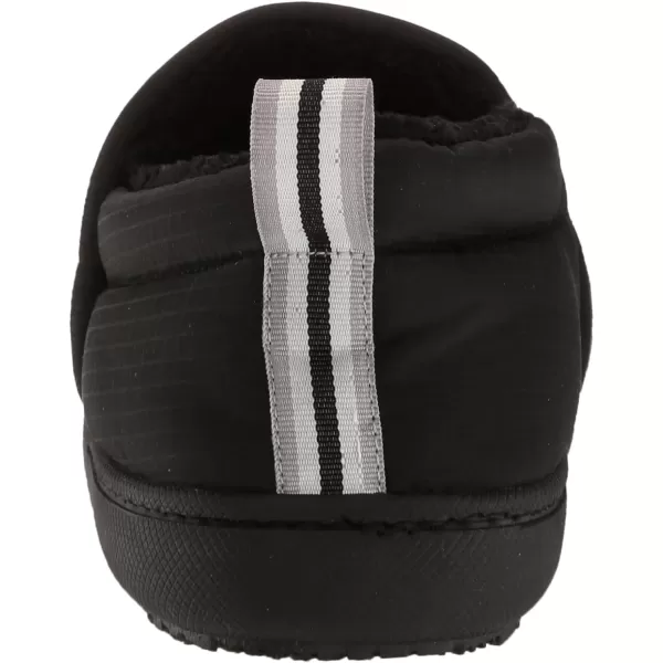 Dearfoams Men's Indoor Outdoor Cullen Ripstop Cosaed Back Puffy Camping Slipper