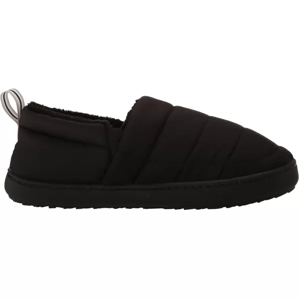 Dearfoams Men's Indoor Outdoor Cullen Ripstop Cosaed Back Puffy Camping Slipper