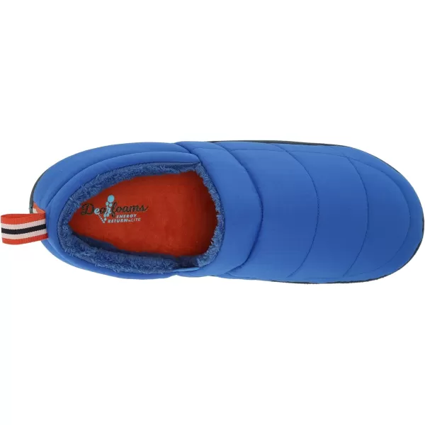 Dearfoams Men's Indoor Outdoor Cullen Ripstop Cosaed Back Puffy Camping Slipper