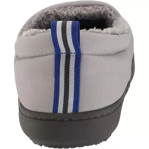 Dearfoams Men's Indoor Outdoor Cullen Ripstop Cosaed Back Puffy Camping Slipper