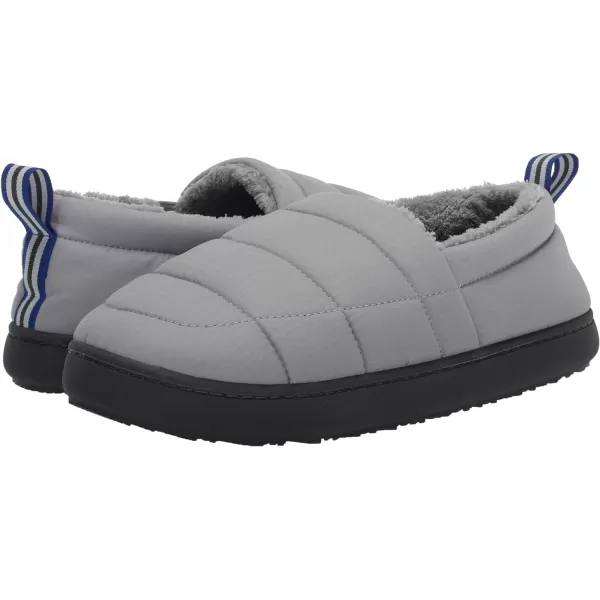 Dearfoams Men's Indoor Outdoor Cullen Ripstop Cosaed Back Puffy Camping Slipper