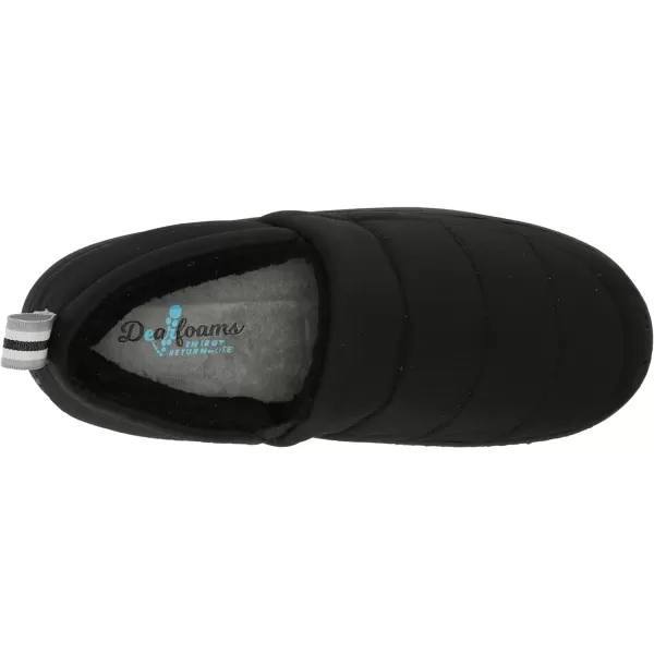 Dearfoams Men's Indoor Outdoor Cullen Ripstop Cosaed Back Puffy Camping Slipper