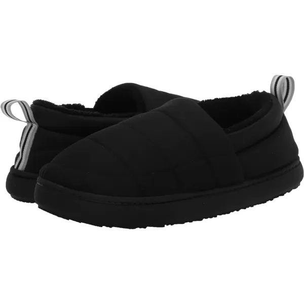 Dearfoams Men's Indoor Outdoor Cullen Ripstop Cosaed Back Puffy Camping Slipper
