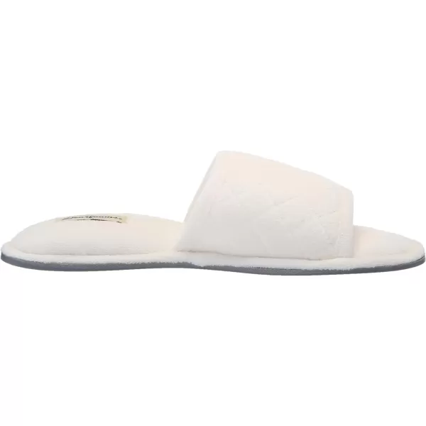 Dearfoams Women's Beatrice Terry Side Gore Slide Slipper