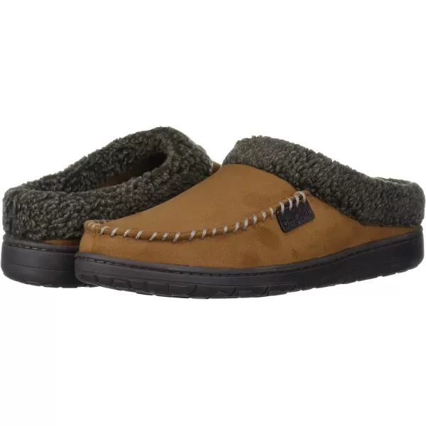 Dearfoams Men’s Brendan Indoor/Outdoor Breathable Memory Foam Clog House Shoe with Wide Widths Slipper