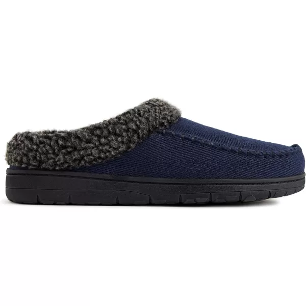 Dearfoams Men’s Brendan Indoor/Outdoor Breathable Memory Foam Clog House Shoe with Wide Widths Slipper)