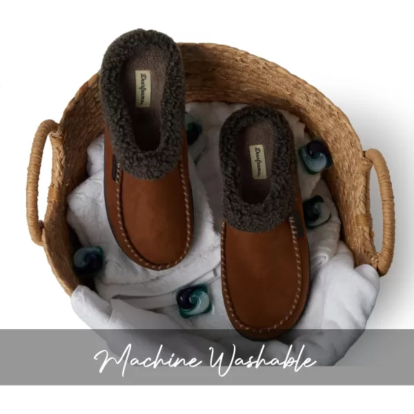 Dearfoams Men’s Brendan Indoor/Outdoor Breathable Memory Foam Clog House Shoe with Wide Widths Slipper