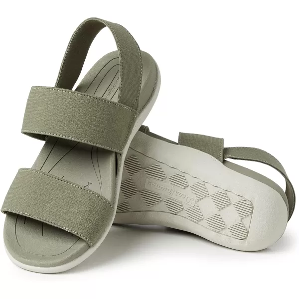 Dearfoams Women's Original Comfort Sloane Backstrap Casual Open Toe Sandal