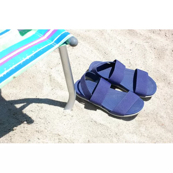 Dearfoams Women's Original Comfort Sloane Backstrap Casual Open Toe Sandal